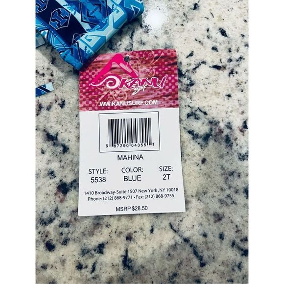 Kanu Surf Girls UPF 50+ Beach Sport Halter Bikini 2-Piece Swimsuit - Picture 4 of 4